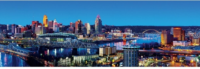 Panoramische puzzel MASTERPIECES Cincinnati, Ohio 1000 stukjes