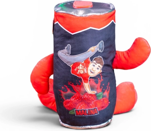 Tary knuffel drank framboos 40 cm