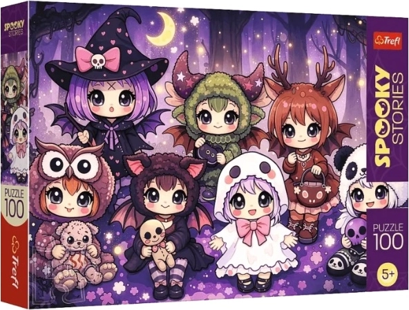 Puzzel SpookyStories: leśna drużyna czarów (100 stukjes)