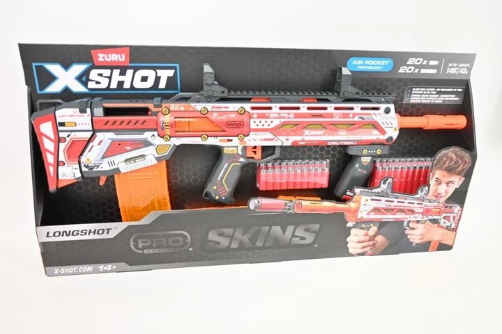 Zuru X-shot Skins Longshot blaster met bereik tot 43 m