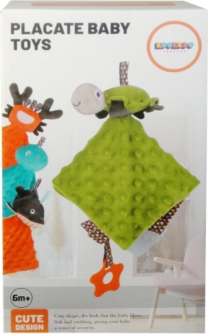 Knuffeldoekje schildpad met accessoires