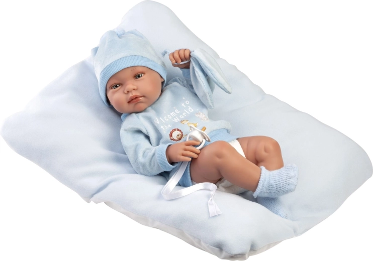 Llorens New Born jongensbaby realistische babypop 43 cm