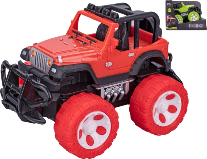 Terreinwagen met wrijvingsmotor 13 cm