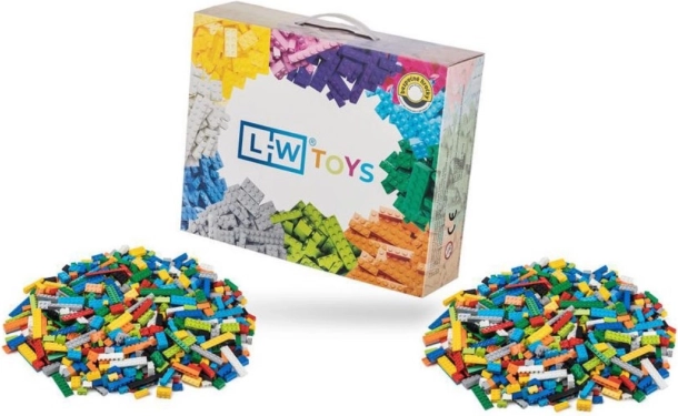 Bouwset L-W Toys basisset 2000 stuks (mix van lichte en zware blokken)