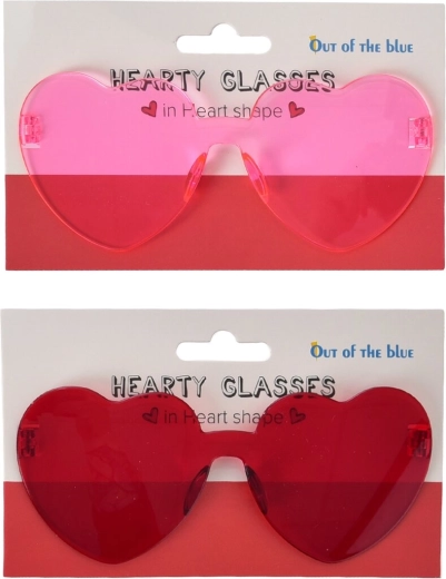 Hartvormige plastic bril (2 varianten)