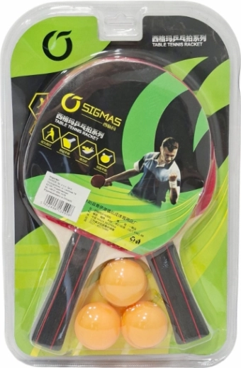 set batjes en balletjes voor tafeltennis voor kinderen