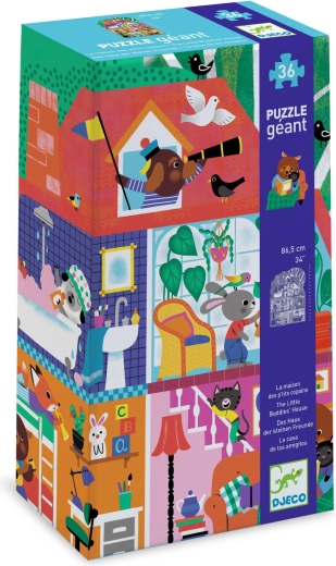 Djeco gigantische puzzel Huisje