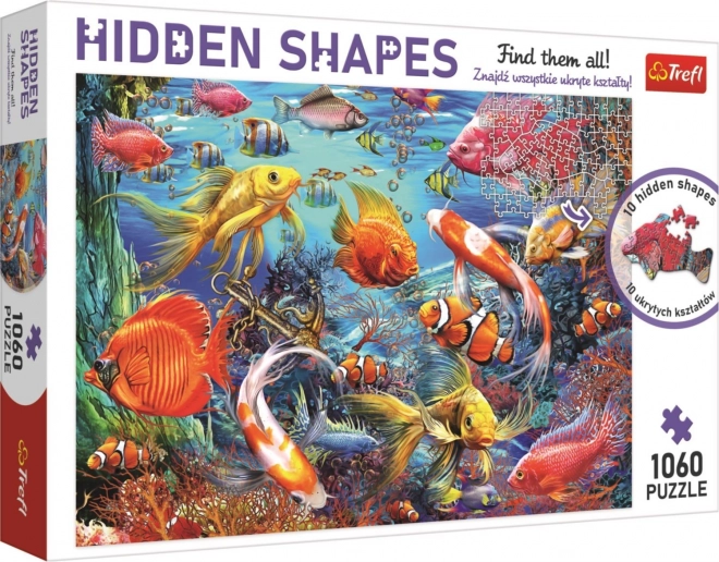 Puzzle Hidden Shapes: Onderwaterleven