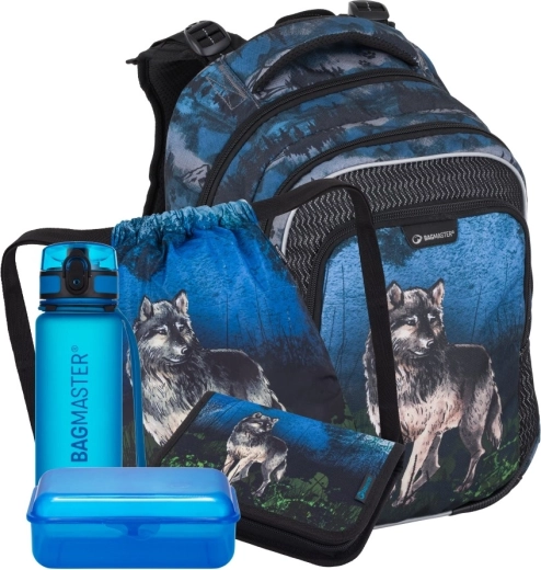 Bagmaster LUMI schoolset voor eersteklassers – wolf