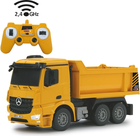 Jamara Mercedes-Benz Arocs kiepwagen met afstandsbediening 1:26 2,4 GHz - 1 stuk