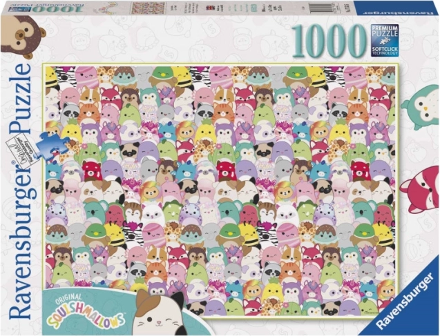 Puzzel 1000 stukjes Ravensburger Squishmallows