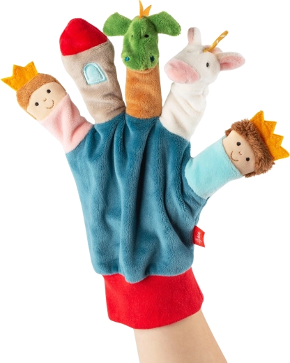Pluchen handpop-handschoen Sigikid