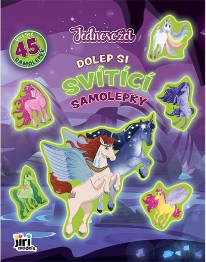 Plak de lichtgevende stickers – Eenhoorns