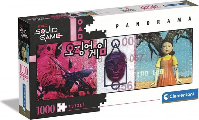 Panoramische puzzel CLEMENTONI Netflix Squid Game 1000 stukjes