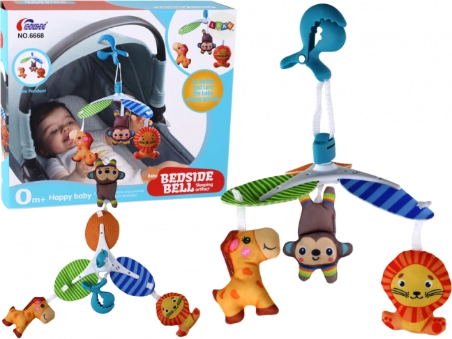 Carrousel voor kinderen met diertjes op clip