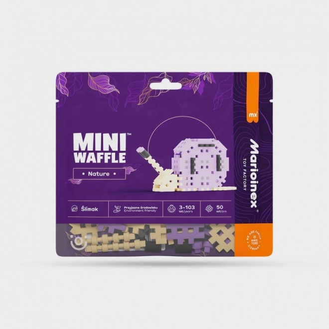 Mini Wafels Natuur blokken - Slak 50 stuks