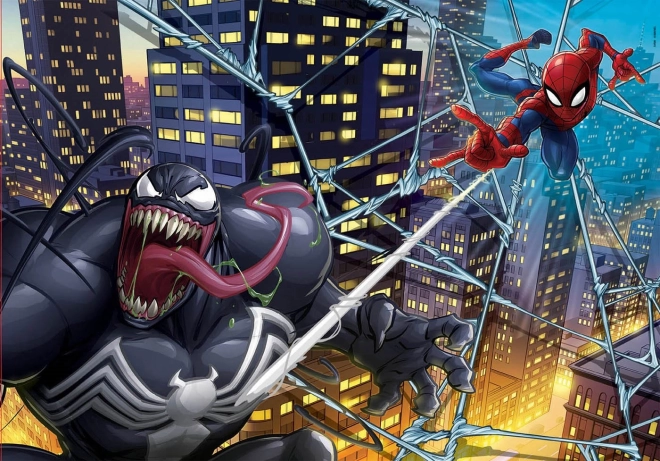 Puzzel Spiderman en Venom 200 stukjes