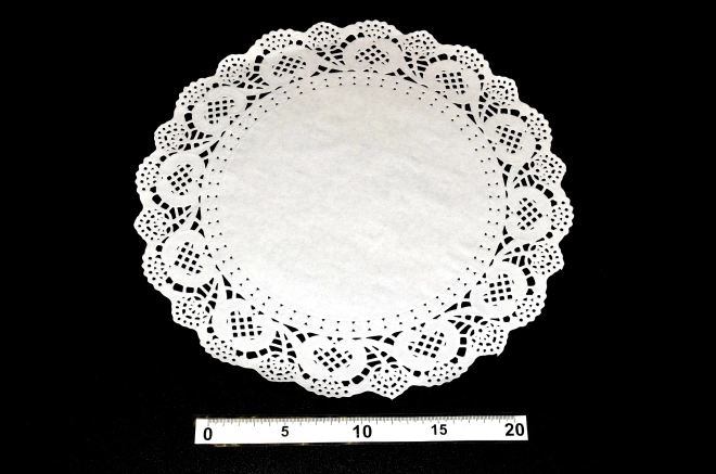 Papieren taartkant 32 cm, 8 stuks