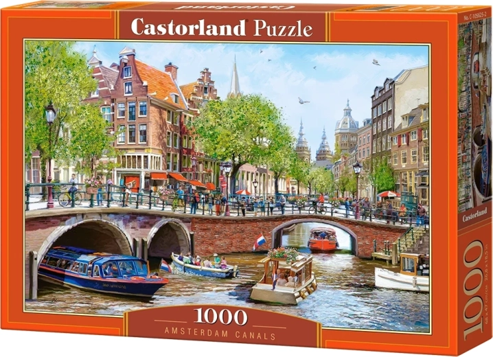 Castorland-puzzel Amsterdamse grachten, 1000 stukjes