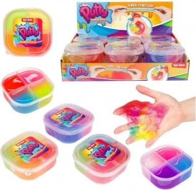 Regenboog slijm in doosje