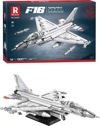 Bouwset van het gevechtsvliegtuig Su-57 (1337 onderdelen)