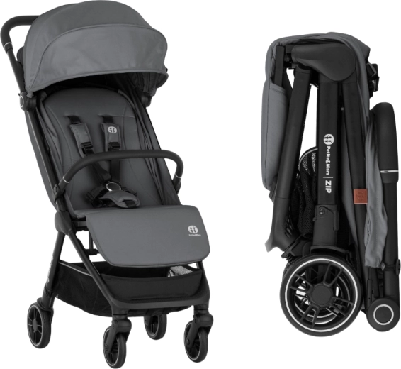 Petite&Mars sportieve kinderwagen Zip smoky anthracite