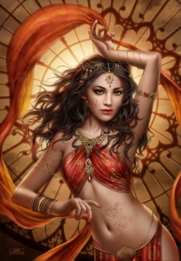 GRAFIKA Puzzel Vuurrode opaal 1000 stukjes