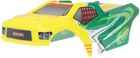 Aerodynamische carrosserie X2CRT geel/groen