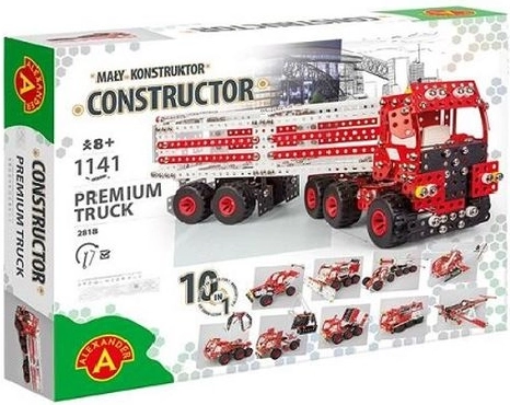 Kleine constructeur Pro-Premium Truck – bouwset 10-in-1