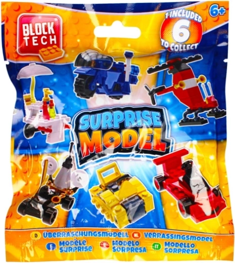 Block Tech zakje met bouwsteentjes (willekeurige kleur)