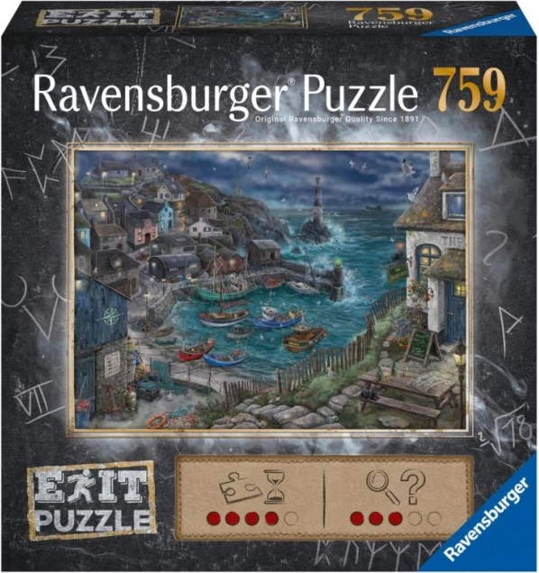 Escape-puzzel RAVENSBURGER – vissersdorp, 759 stukjes