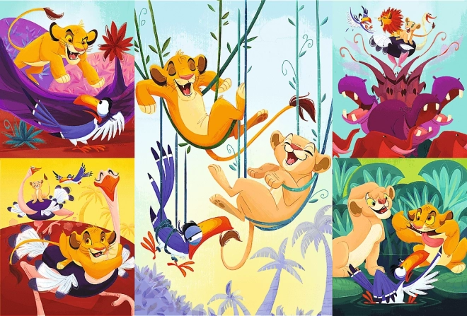 Puzzel 100 stukjes DISNEY DE LEEUWENKONING