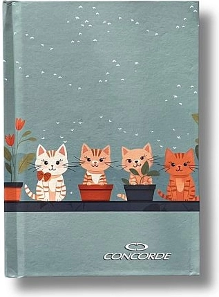 Notitieboek A6 gelijnd 8 mm, 100 vellen CONCORDE