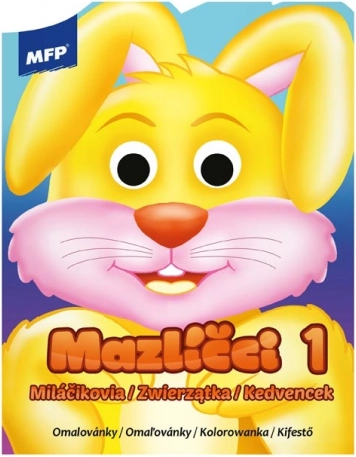 MFP kleurplaten knuffeldiertjes met bewegende ogen