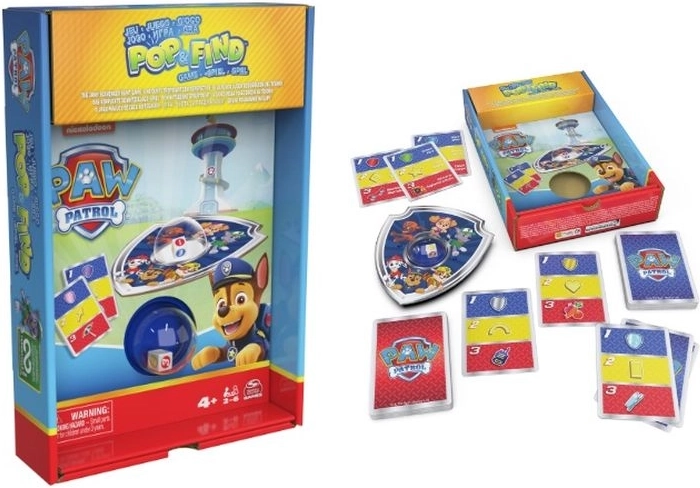 Spin Master Paw Patrol Pop & Find kaartspel – jacht op buit