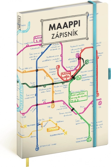 Maappi notitieboek, gelinieerd, 13 × 21 cm