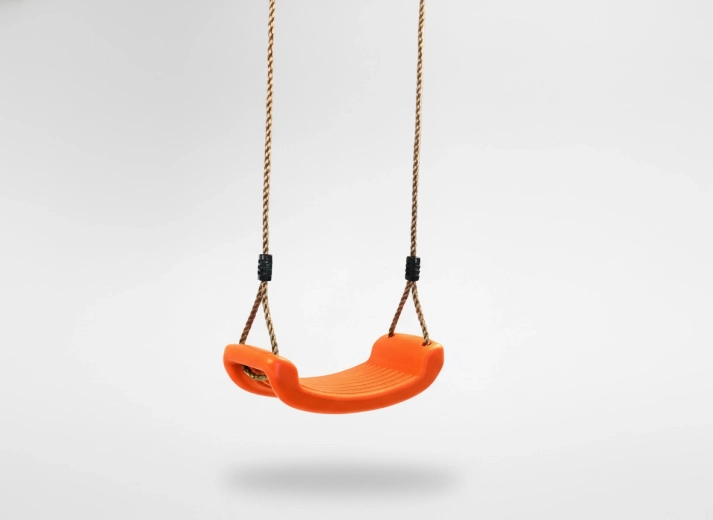 Kinder kunststof schommel 40,5 × 16,5 × 180 cm