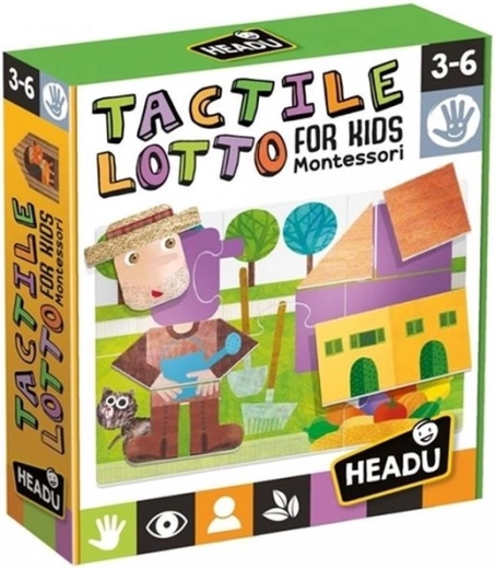 Headu Montessori voel-lotto voor kinderen 3–6 jaar