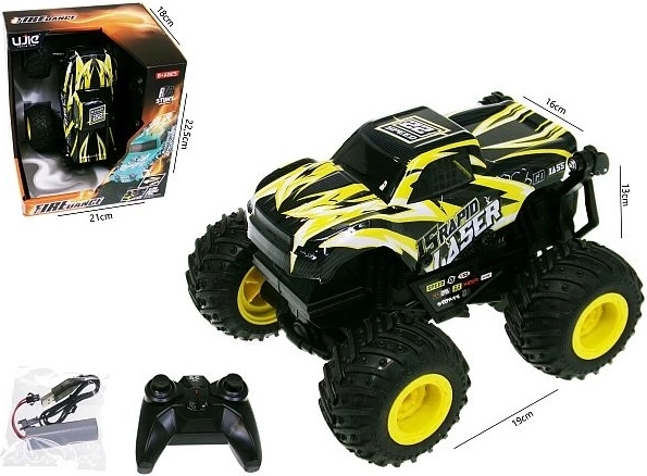 Terrein-RC-auto met 360°-rotatie