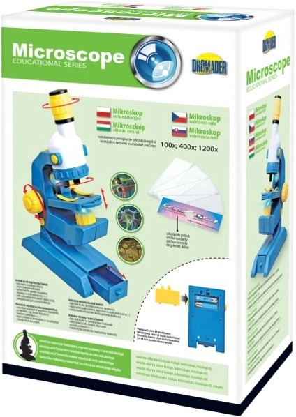 Kinder-microscoop 100×/400×/1200× met twee oculairs