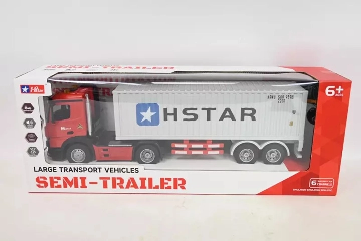 TIR-vrachtwagen met geluid en accessoires