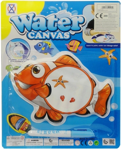 Badboekje dat van kleur verandert met waterstift