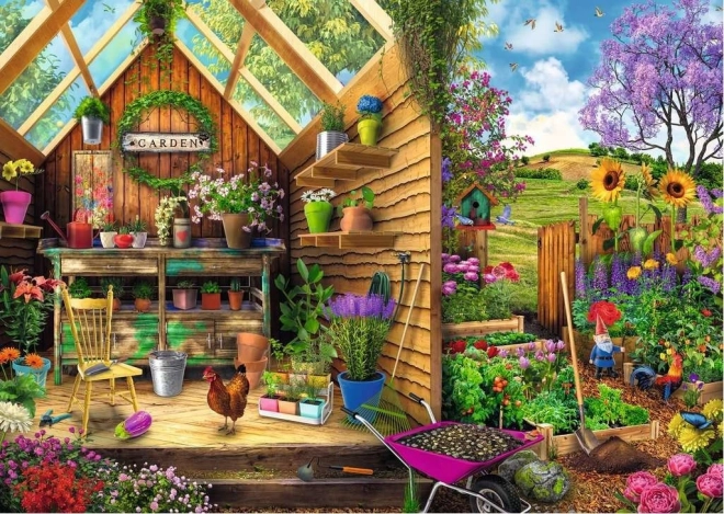 Ravensburger puzzel Tuinier’s toevluchtsoord extra 300 stukjes