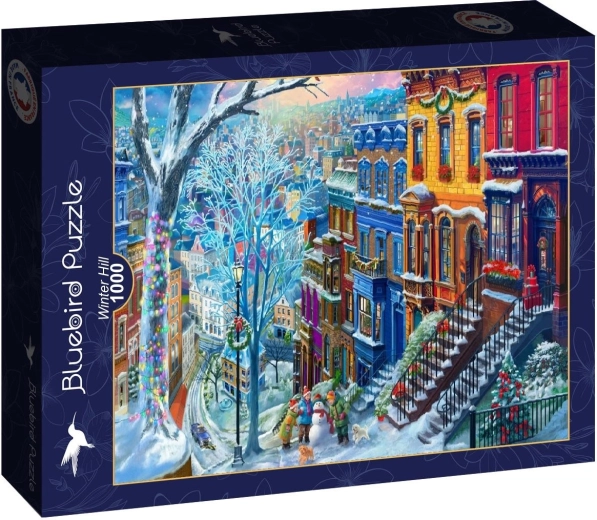 Bluebird puzzel Sneeuwstraat 1000 stukjes