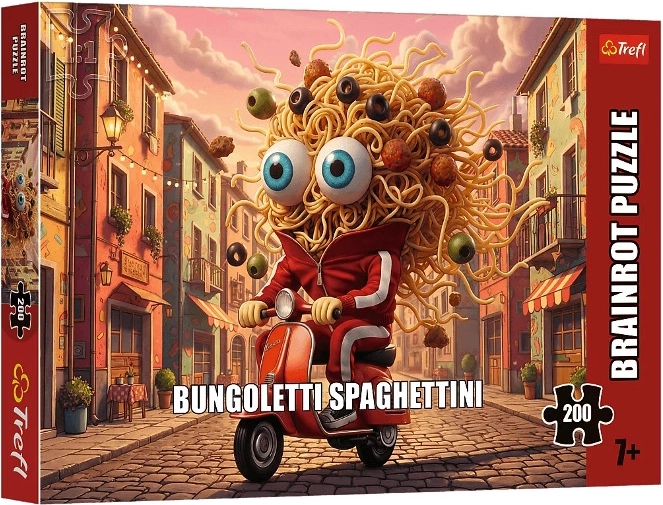 Trefl puzzel BrainRots bungoletti spaghettini 200 stukjes