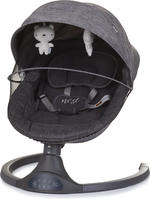 CHIPOLINO elektrische wieg Nest Granite
