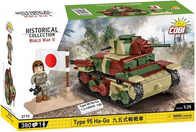 Bouwset tank TYPE 95 HA-GO 1:35 van COBI