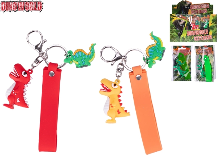 Dinoworld sleutelhanger met dinosaurussen