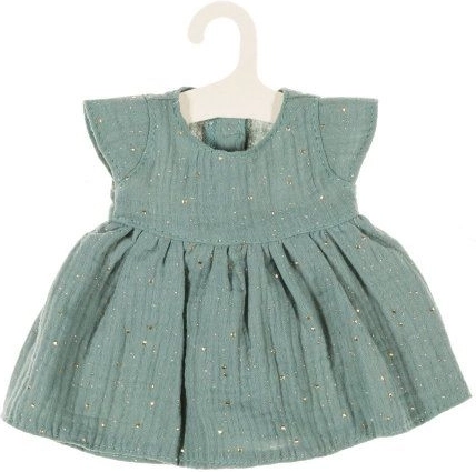 OLIMI, MUSSLEY jurk 38 cm DONKER MUNT