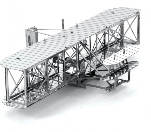 3D puzzel Wright-broers Vliegtuig van Metal Earth